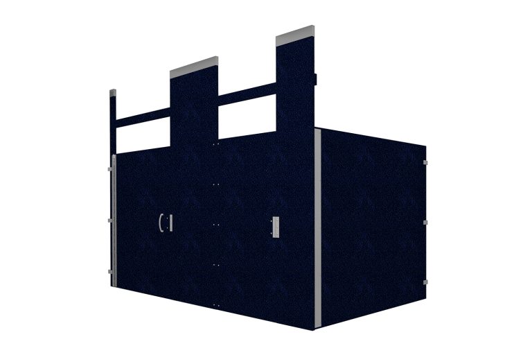 Ceiling Hung Toilet Partitions Solid Plastic (HDPE) Hadrian